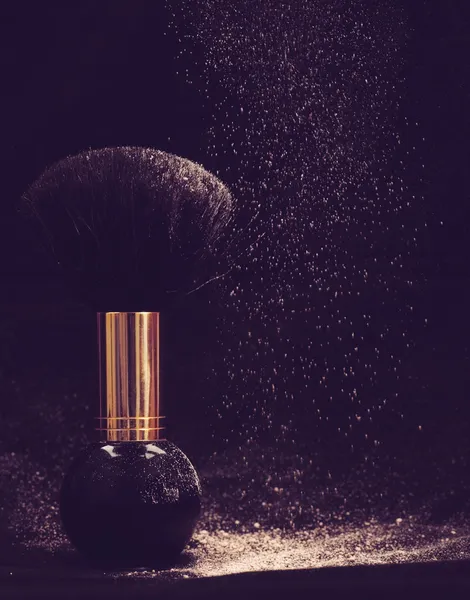 Powder dreams. Abstract makeup and cosmetic backgrounds