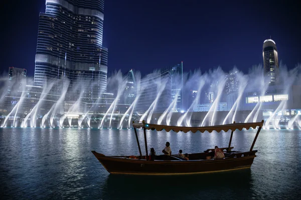 Dancing fountains in Dubai, UAE