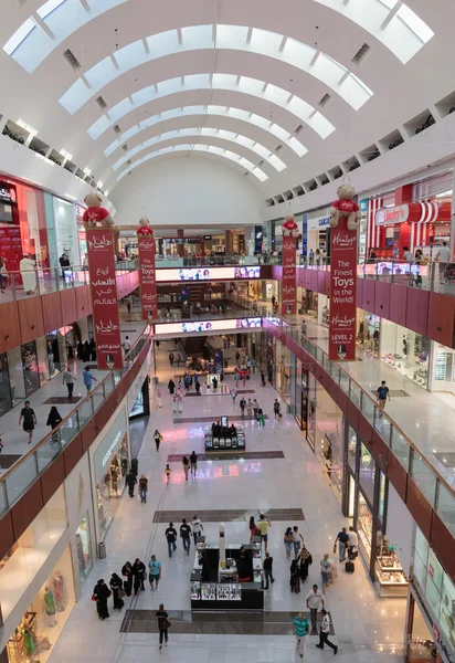 Inside modern luxuty mall in Dubai