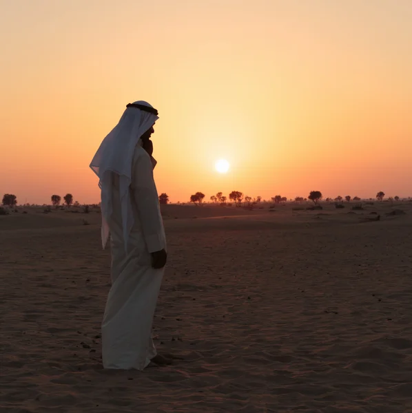 Arab man in the desert