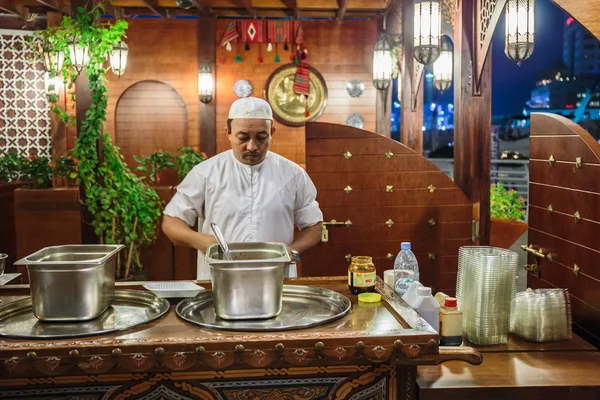 Street cafe in Dubai Marina