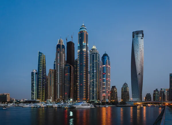 Dubai Marina at night