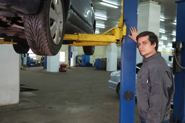 Mechanic  in car service center