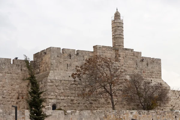 The ancient tower of king David's