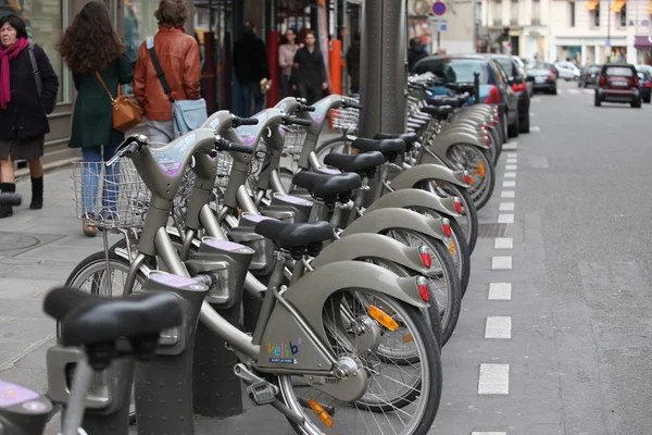 City bikes in Paris