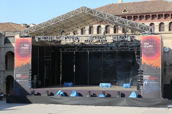 Outdoor stage in Barcelona