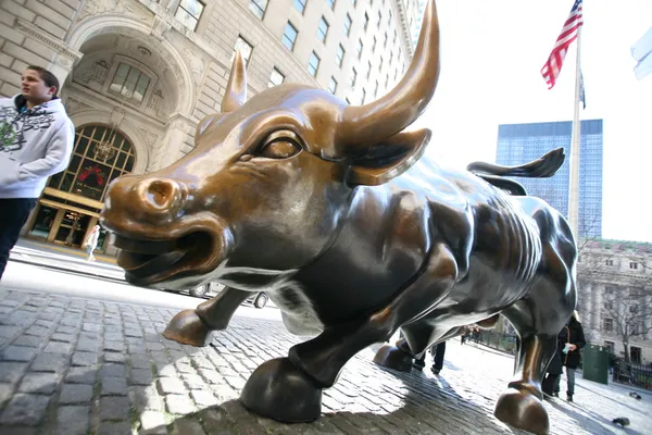 Bull in NY Wall Street