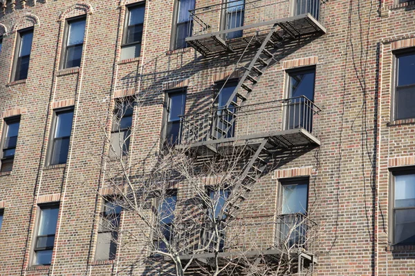 Building with fire escape