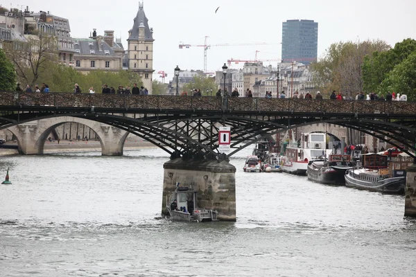 Paris bridge over river Seine