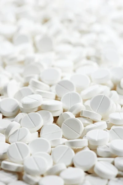 White round medicine tablet antibiotic pills