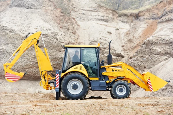 Excavator Loader with backhoe works