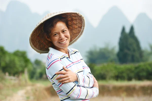 Chinese agricultural farm worker