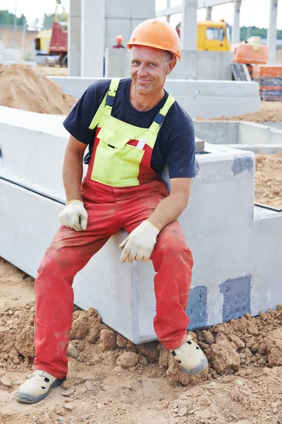 Construction site worker