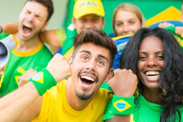 Brasilian Supporters at Stadium