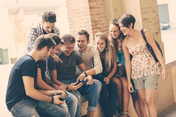 Group of Friends with Digital Tablet