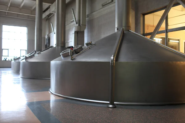 Stainless fermentation vats