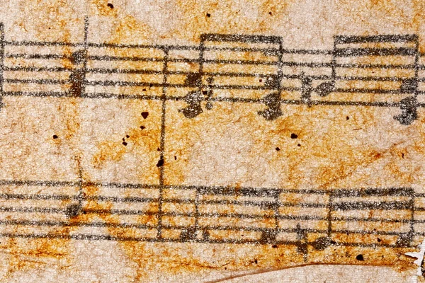 Old musical notes