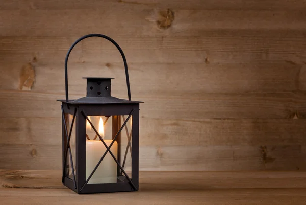 Lantern with a candle