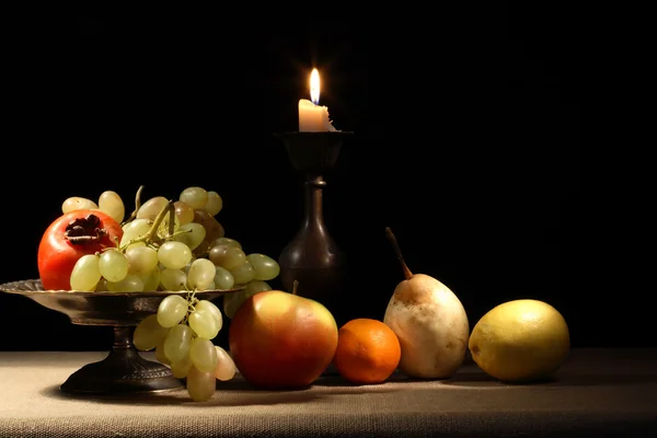 Fruits And Candle