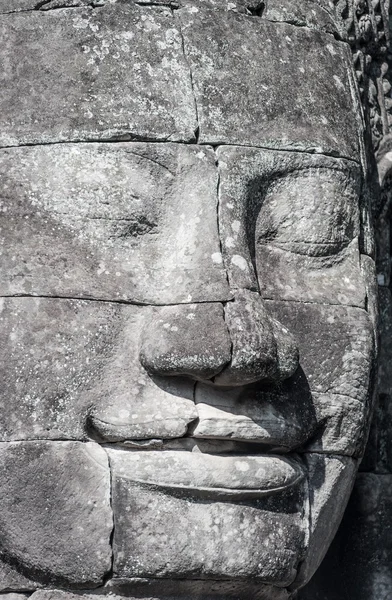 Human face and figures in Angkor Wat Cambodia