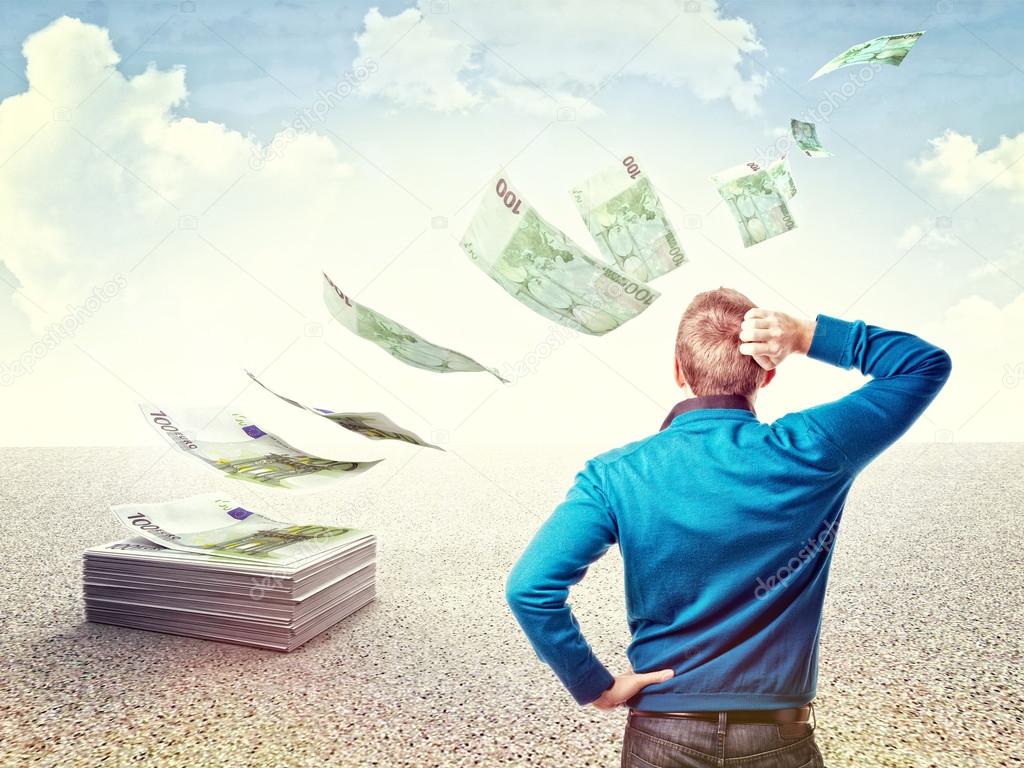 FOTO DINERO VOLANDO foto dinero volando: