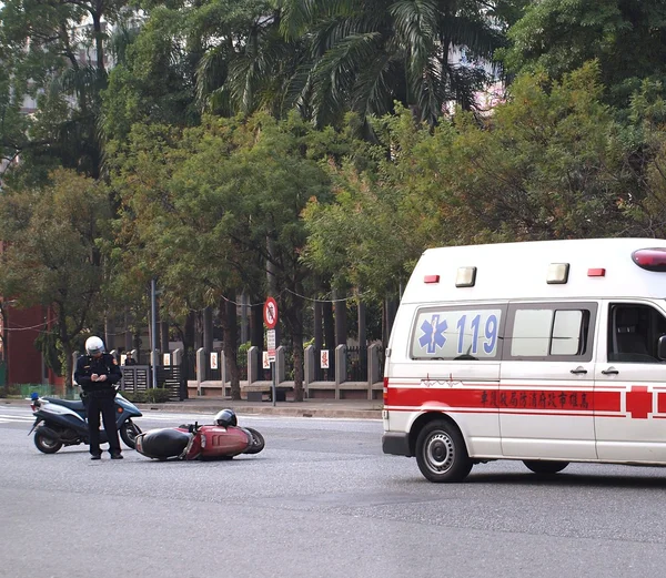 Traffic Accident Involving a Scooter