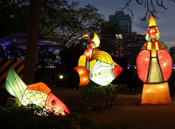 Colorful Lanterns at the 2014 Lantern Festival in Taiwan