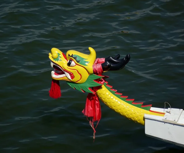 Traditional Dragon Boat Decoration in Taiwan