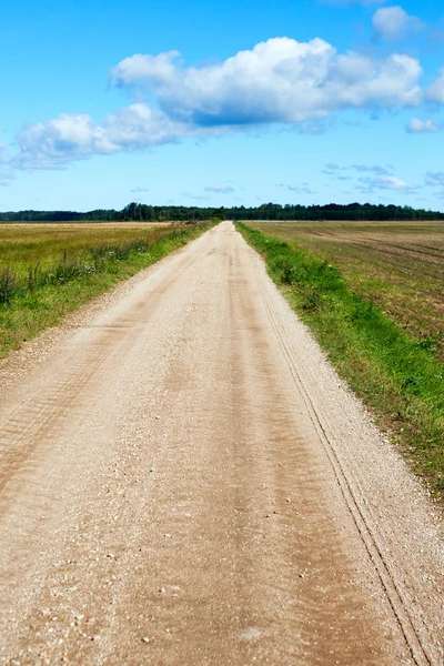 Rural gravel road.