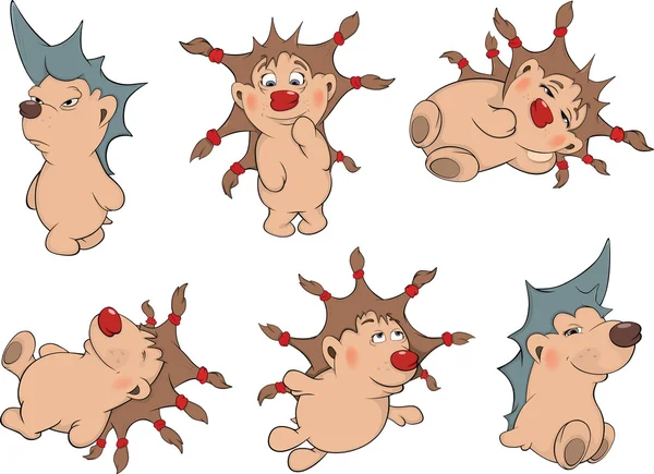 Kleine Igel. ClipArt- — Stockvektor © liusaart #23559723