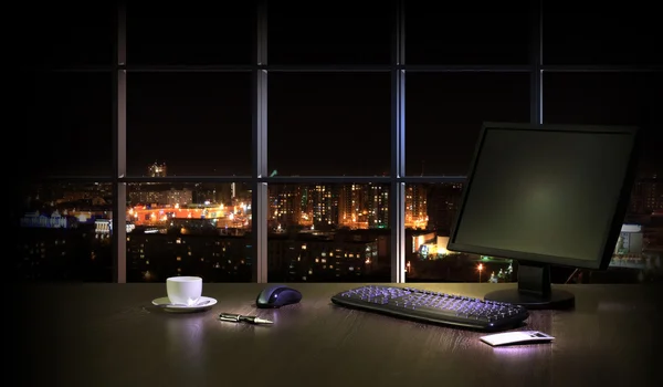 Office at night