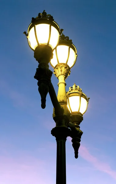 Street lamps.