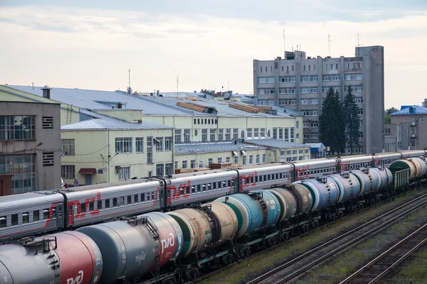 IVANOVO, RUSSIA - JUNE 29, 2013: View of Rail Terminal in city I