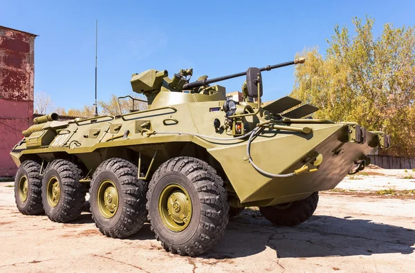 SAMARA, RUSSIA - MAY 8, 2014: Russian Army BTR-82 wheeled armour