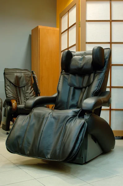 Black massage chair