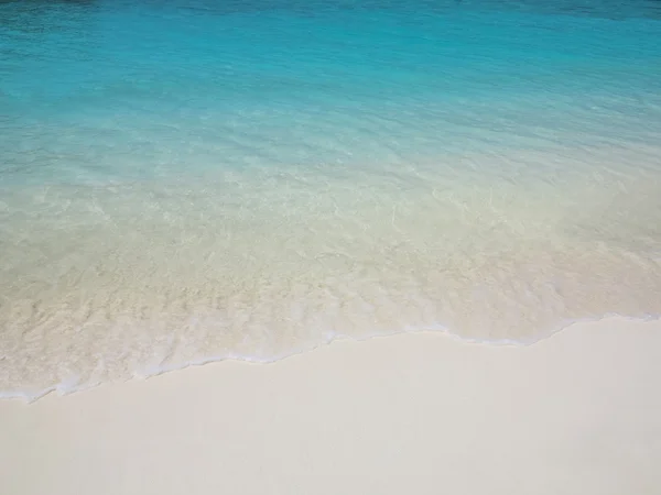 Clean sand beach, exotic Maldives location
