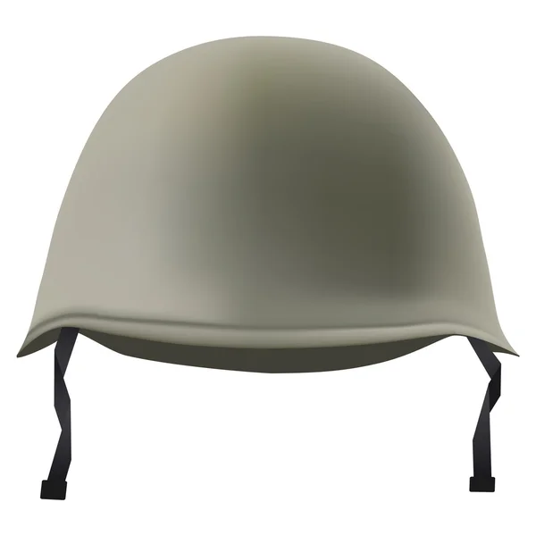 Military classic helmet. Isolated on white background. Bitmap copy.