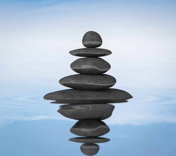 Zen stones balance concept
