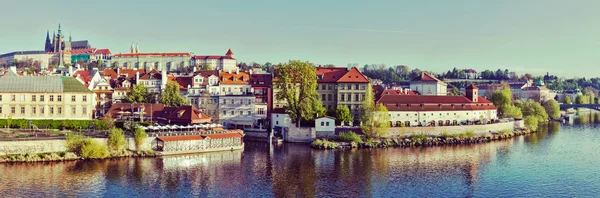 Panorama of historic center of Prague