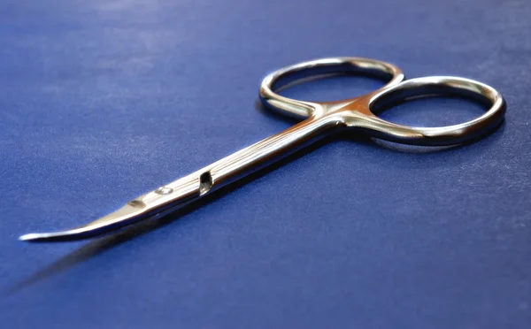 Steel manicure scissors