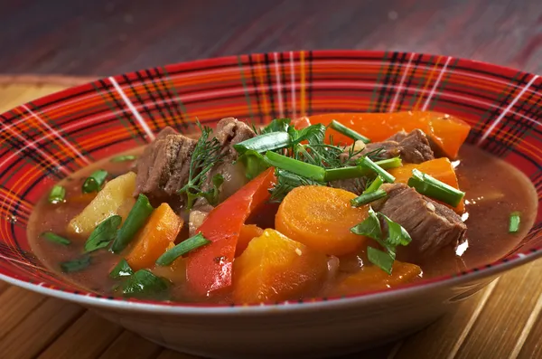 Irish stew with tender lamb meat
