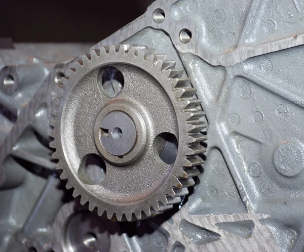 View of gears from mechanism