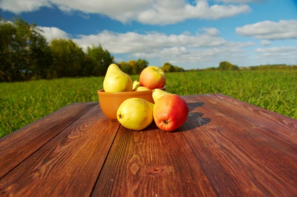 Fruit on a wooden table