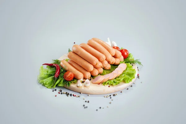 Sausages and meat