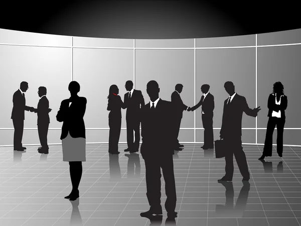 Business people silhouettes