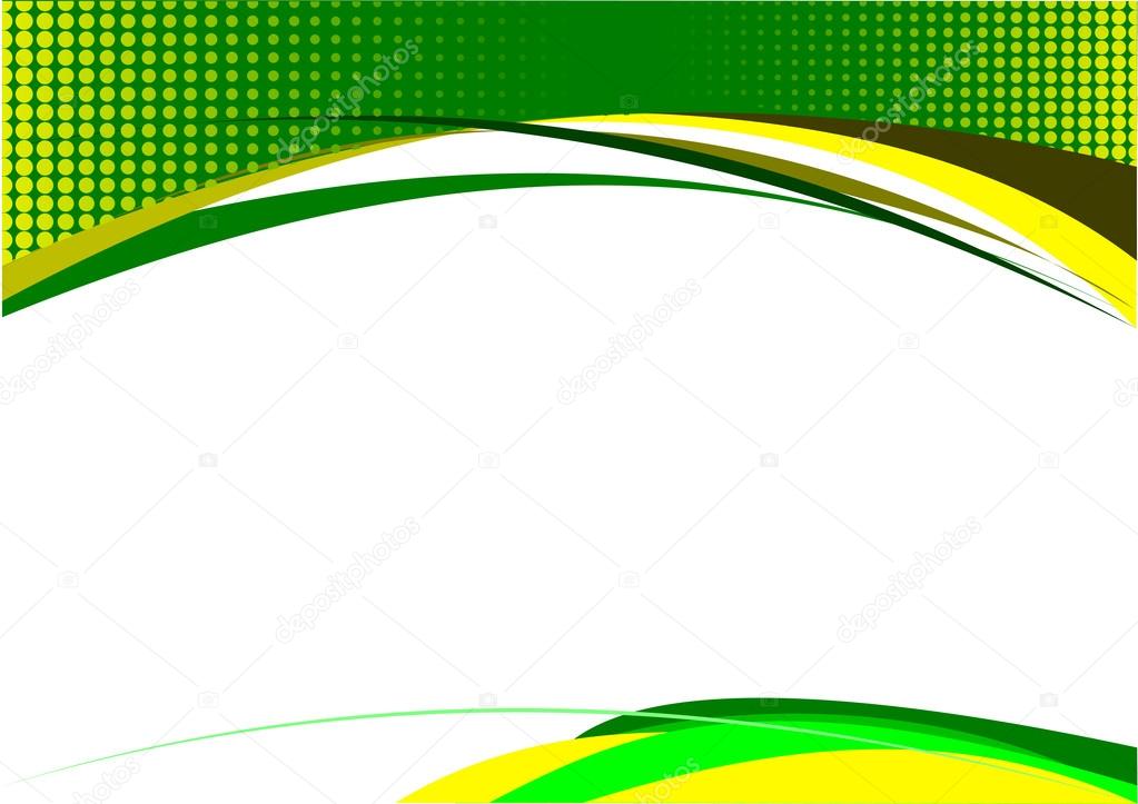 Yellow green grunge background — Stock Vector © leonido #34982995