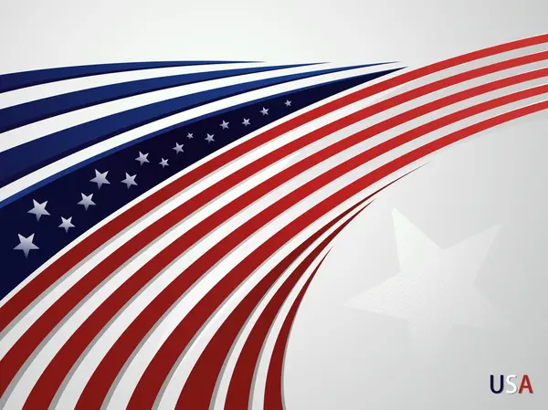 Stylized background USA patriotic design with lines