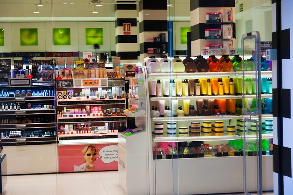 Interior of cosmetic store