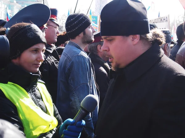 Pro-Russian rally in Lugansk