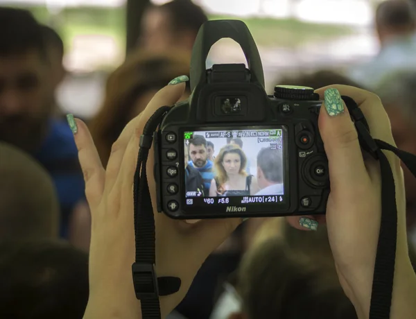 Parents of students picket Luhansk University MIA